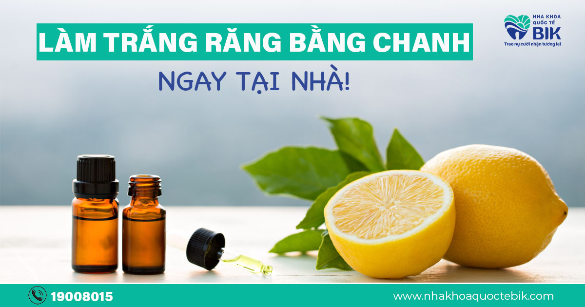 Có những lưu ý gì khi sử dụng phương pháp làm trắng răng bằng chanh?