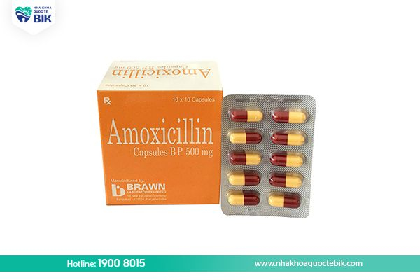 thuốc chống viêm lợi amoxicillin