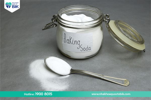 Baking soda chữa áp xe răng tại nhà