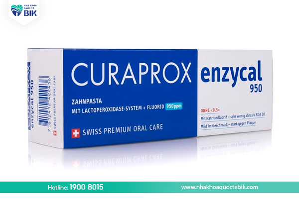 Kem đánh răng cho người niềng răng Curaprox Enzycal