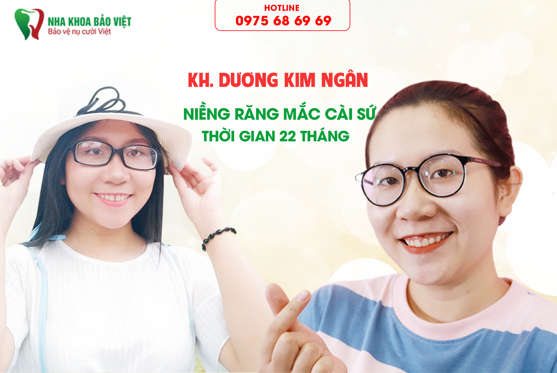 Khách hàng sau khi niềng răng