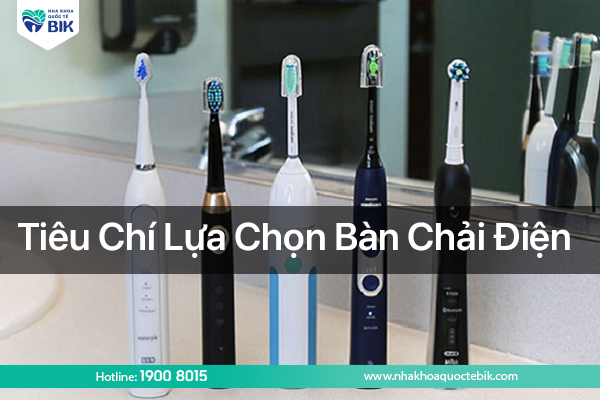 Tiêu chí lựa chọn bàn chải điện