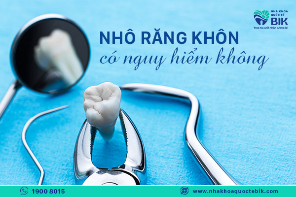 nhổ răng khôn có nguy hiểm không và các biến chứ có thể gặp