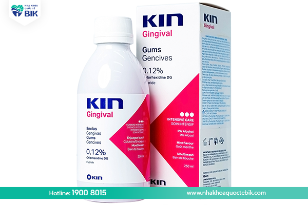 Kin Gingival mouthwash for receding gums